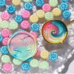 100pcs/bag Aurora Sunflower Mixed Color Sealing Wax Beads, for Wedding Invitations, Envelopes,Wine Gift Packaging