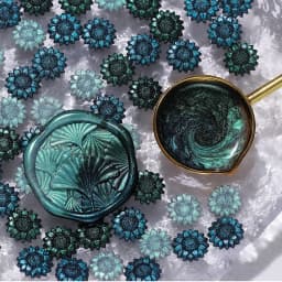 100pcs/bag Aurora Sunflower Mixed Color Sealing Wax Beads, for Wedding Invitations, Envelopes,Wine Gift Packaging