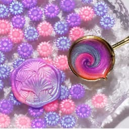100pcs/bag Aurora Sunflower Mixed Color Sealing Wax Beads, for Wedding Invitations, Envelopes,Wine Gift Packaging