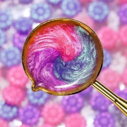100pcs/bag Aurora Sunflower Mixed Color Sealing Wax Beads, for Wedding Invitations, Envelopes,Wine Gift Packaging