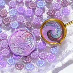 100pcs/bag Aurora Sunflower Mixed Color Sealing Wax Beads, for Wedding Invitations, Envelopes,Wine Gift Packaging