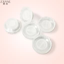 500Pcs Disposable Eyelash Glue Fan Cup Rings Flower Holder Container WholesaleTattoo Pigment Eyelash Extension Supplies