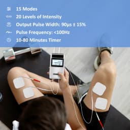 15 Modes TENS Electric Muscle Stimulator 20 Level TENS Physiotherapy Pulse Full Body Massager Machine Pain Relief + Meridian Pen