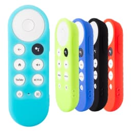 Silicone Protective Case for Google Chromecast SmartTV Remote Control Non-slip Soft Durable Shockpro Protective Cover Shell