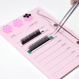 Eyelash Extension Scale Holder Magnetic Acrylic Lash Board With Glue Pallet Cup False Eyelashes Pad Lash Makeup Tools Wholesale