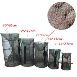 Fishing Net Mesh Fish Cage Foldable Reusable Fishing Nets Universal for All Types Fish