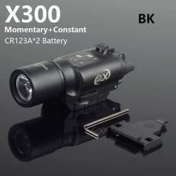 Surefire Light X300 X300U X300UH-B XH35 X300V IR Flashlight Fit 20mm Rail DDualS Switch 600 Lumens Aluminum Constant Momentary