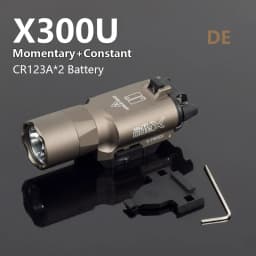 Surefire Light X300 X300U X300UH-B XH35 X300V IR Flashlight Fit 20mm Rail DDualS Switch 600 Lumens Aluminum Constant Momentary