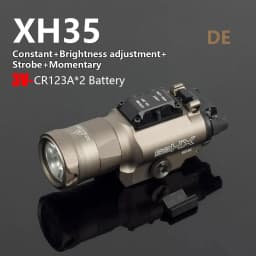 Surefire Light X300 X300U X300UH-B XH35 X300V IR Flashlight Fit 20mm Rail DDualS Switch 600 Lumens Aluminum Constant Momentary
