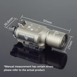 Surefire Light X300 X300U X300UH-B XH35 X300V IR Flashlight Fit 20mm Rail DDualS Switch 600 Lumens Aluminum Constant Momentary