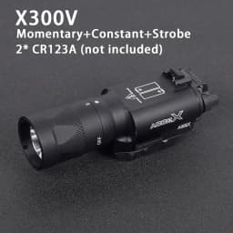 Surefire Light X300 X300U X300UH-B XH35 X300V IR Flashlight Fit 20mm Rail DDualS Switch 600 Lumens Aluminum Constant Momentary