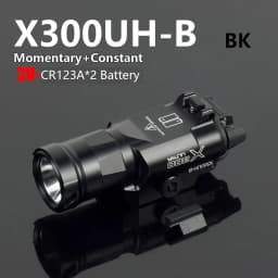 Surefire Light X300 X300U X300UH-B XH35 X300V IR Flashlight Fit 20mm Rail DDualS Switch 600 Lumens Aluminum Constant Momentary