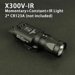 Surefire Light X300 X300U X300UH-B XH35 X300V IR Flashlight Fit 20mm Rail DDualS Switch 600 Lumens Aluminum Constant Momentary