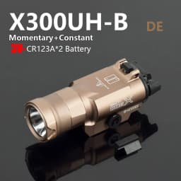 Surefire Light X300 X300U X300UH-B XH35 X300V IR Flashlight Fit 20mm Rail DDualS Switch 600 Lumens Aluminum Constant Momentary