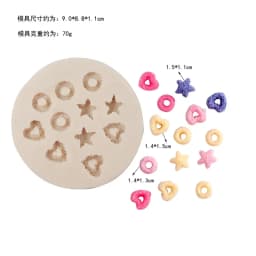 VERIDIAN Ice Cream Cone Silicone Molds Mousse Chocolate Fondant Cake Mold DIY Candle Mold Cake Decoration Baking Accessories