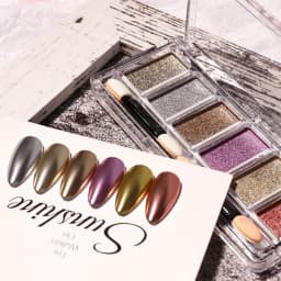 1pc Chrome Nail Powder Nail Art Powder Nail Glitter Mirror Effect Nail Powder Metal Powder for DIY Nail Art Decorations 6 Colors
