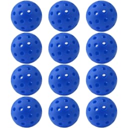 12PCSPickleball BallsDurable & Aerodynamic 40/26 Holes Design Perfect for Competition & TrainingComplete with Storage Mesh Bag