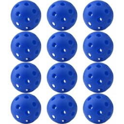 12PCSPickleball BallsDurable & Aerodynamic 40/26 Holes Design Perfect for Competition & TrainingComplete with Storage Mesh Bag