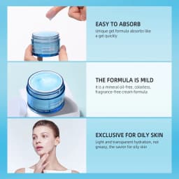 Hydro Boost Hyaluronic Acid Hydrating Face Moisturizer Gel-Cream to Hydrate and Smooth Extra-Dry Skin