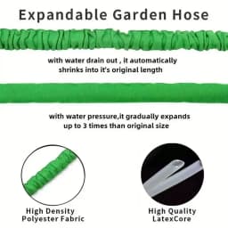 High Pressure Car Wash Hose Garden Hose Expandable Flexible Magic Water Pipes Home Garden Daily Watering Tools 25FT-200FT