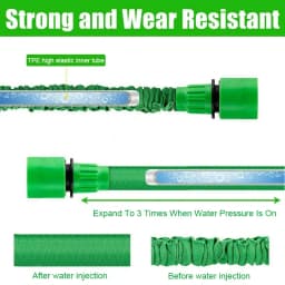 High Pressure Car Wash Hose Garden Hose Expandable Flexible Magic Water Pipes Home Garden Daily Watering Tools 25FT-200FT