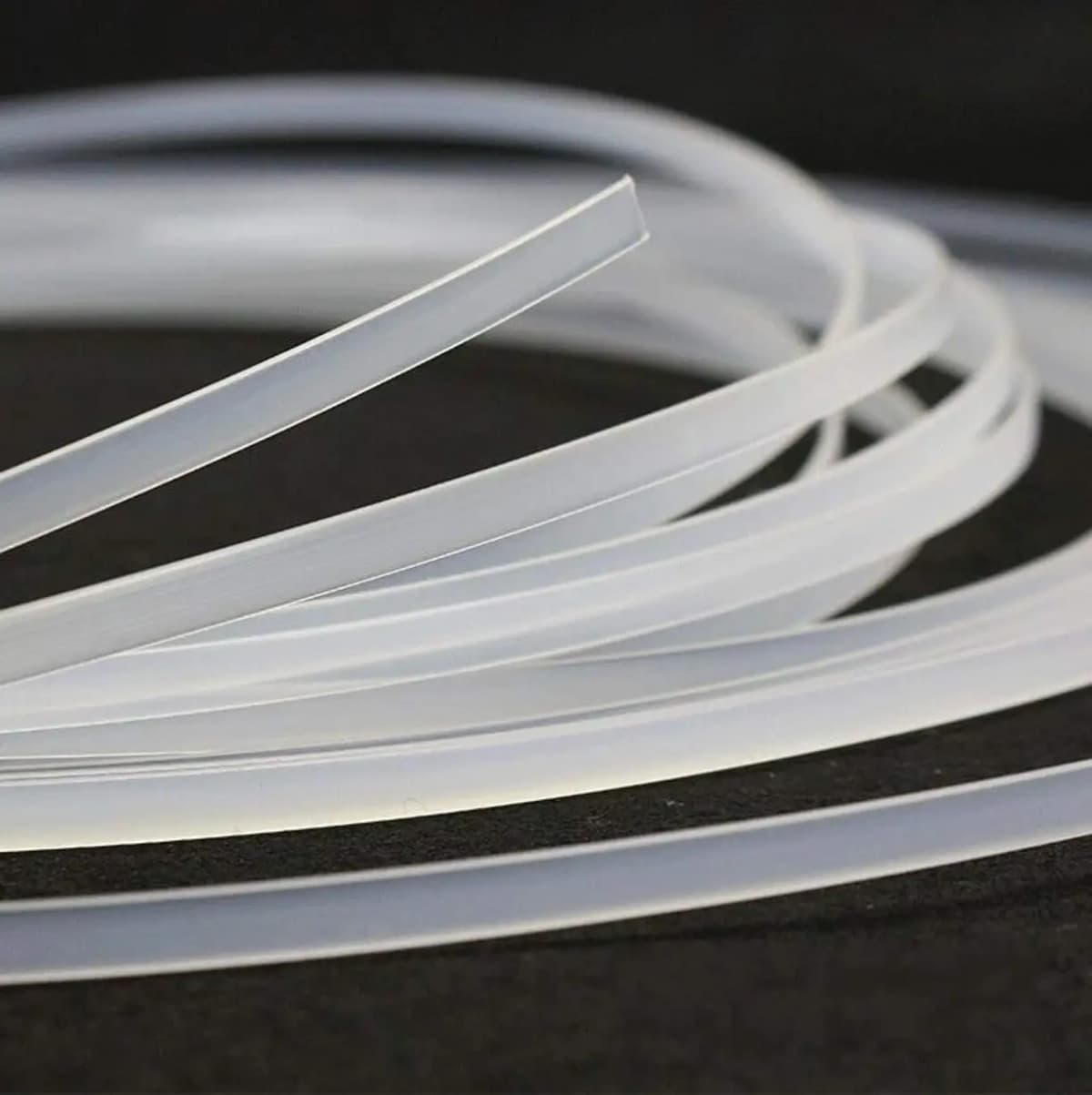 5/10m/Rolls 5-10mm Wide Plastic Boning Corset Webbing Boning,Plastic Boning for Sewing Sew for Wedding Dress Nursing Caps