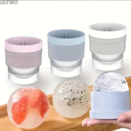 Silicone Ice Ball Mold Round Ice Hockey DIY Refrigerator Large Spherical Tray Grinder Suitable for Bar Home Kitchen Supplies