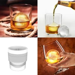 Silicone Ice Ball Mold Round Ice Hockey DIY Refrigerator Large Spherical Tray Grinder Suitable for Bar Home Kitchen Supplies