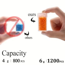 30pcs Bead Storage Bottle, Accessories Organizer, DIY Diamond Painting Organizer Tools, Rhinestone Mosaic Art Mini Storage Conta