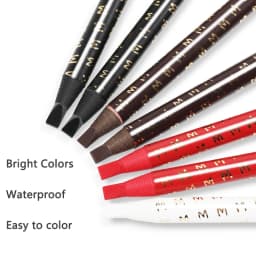 1pcs Eyebrow Pen Waterproof Shadow Microblading Permanent Makeup Eye Brow Pencil Positioning Lip Brown Red Eyebrow Supplies