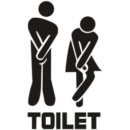 Creative Funny Toilet Wall/Door Stickers Bathroom Decoration Waterproof Decals Vinyl Wallpaper Poster Home Decor The Wall O E0O8