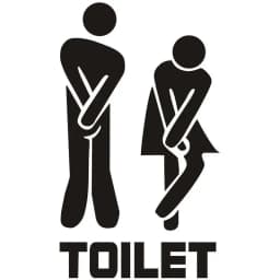 Creative Funny Toilet Wall/Door Stickers Bathroom Decoration Waterproof Decals Vinyl Wallpaper Poster Home Decor The Wall O E0O8