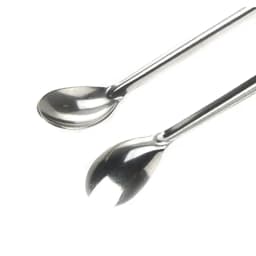 20cm Stainless Steel Lab Spoon Double End Spatula/Laboratory Sampling Spoon Mixing Micro Spatula Scoop