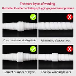 Black Self-Fusing Silicone Tape Cinta Impermeable Sellante Leak-stopping Water-stopping Repair Waterproof Sealing Tape
