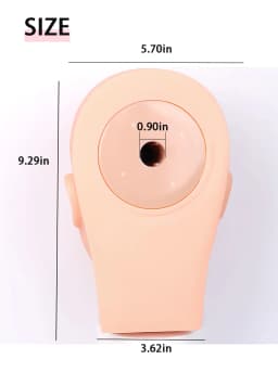 Silicone Head Training Mannequin With Removable Eyes Practice Head Model For Eyelashes Extensions Training Mannequin Head Makeup