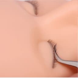 Silicone Head Training Mannequin With Removable Eyes Practice Head Model For Eyelashes Extensions Training Mannequin Head Makeup