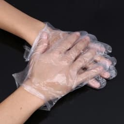 3000-100pcs Disposable Gloves Plastic Gloves Transparent Kitchen Bathroom Cleaning Gloves For DIY Cooking Kitchen Accessories
