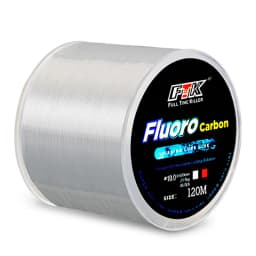 FTK 120m Fishing Line 0.2mm-0.6mm 7.15LB-45LB Fluorocarbon Coating Treatment Process Carbon Surface Nylon Molecules