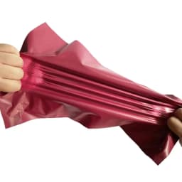 50Pcs New Biodegradable  Brown Red Express Packing Bag Thicken Logistics Waterproof Clothing Mailing Postal Bags Courier Pouch