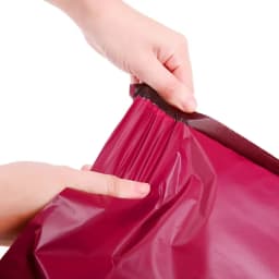 50Pcs New Biodegradable  Brown Red Express Packing Bag Thicken Logistics Waterproof Clothing Mailing Postal Bags Courier Pouch