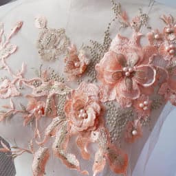 3D Embroidered Sewing On Patches For Clothing Flower Lace Patch Wedding Party Gown Bridal Dress Fabric Appliques DIY Repair