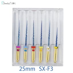Dental SX-F3 Blue Files Nitinol Rotary Universal Engine Endodontic Anti-Fatigue Constant Needle Dentistry Root Canal Material