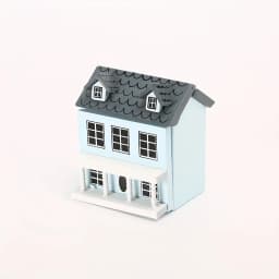 Mini Furniture Pink Blue Wall Grey Top Cute Pocket Villa Small House Mini Furniture Set Perfect Doll House Accessories
