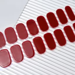 16Tips Semi-Cured Gel Nail Sticker Pure Color UV/LED Lamp Gel Nail Polish Wraps Long-Lasting Full Cover Gel Sticker Nail Decor##
