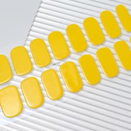 16Tips Semi-Cured Gel Nail Sticker Pure Color UV/LED Lamp Gel Nail Polish Wraps Long-Lasting Full Cover Gel Sticker Nail Decor##