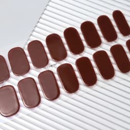 16Tips Semi-Cured Gel Nail Sticker Pure Color UV/LED Lamp Gel Nail Polish Wraps Long-Lasting Full Cover Gel Sticker Nail Decor##