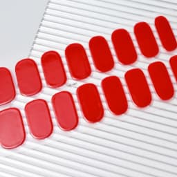 16Tips Semi-Cured Gel Nail Sticker Pure Color UV/LED Lamp Gel Nail Polish Wraps Long-Lasting Full Cover Gel Sticker Nail Decor##