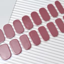 16Tips Semi-Cured Gel Nail Sticker Pure Color UV/LED Lamp Gel Nail Polish Wraps Long-Lasting Full Cover Gel Sticker Nail Decor##