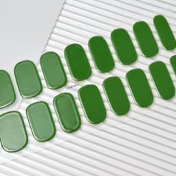 16Tips Semi-Cured Gel Nail Sticker Pure Color UV/LED Lamp Gel Nail Polish Wraps Long-Lasting Full Cover Gel Sticker Nail Decor##