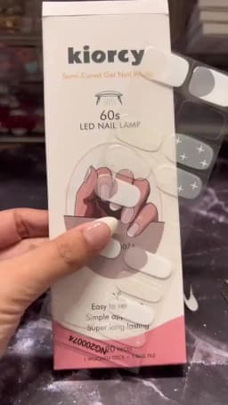 16Tips Semi-Cured Gel Nail Sticker Pure Color UV/LED Lamp Gel Nail Polish Wraps Long-Lasting Full Cover Gel Sticker Nail Decor##